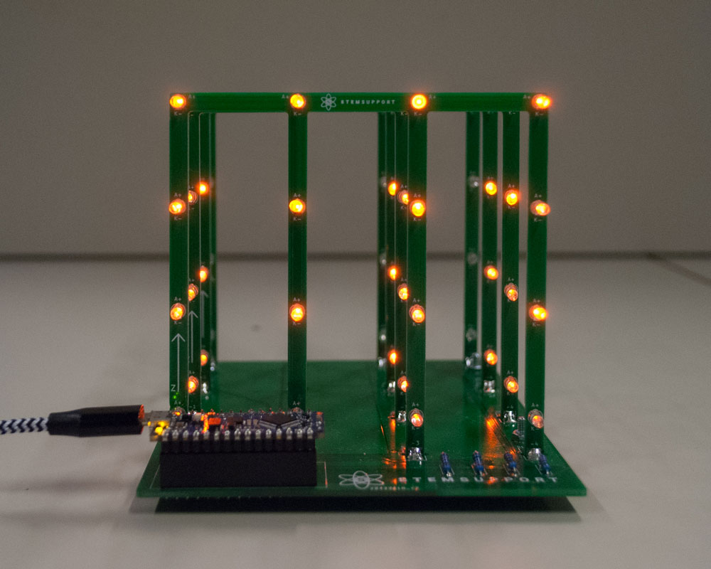 LED Cube 4X4X4 Arduino